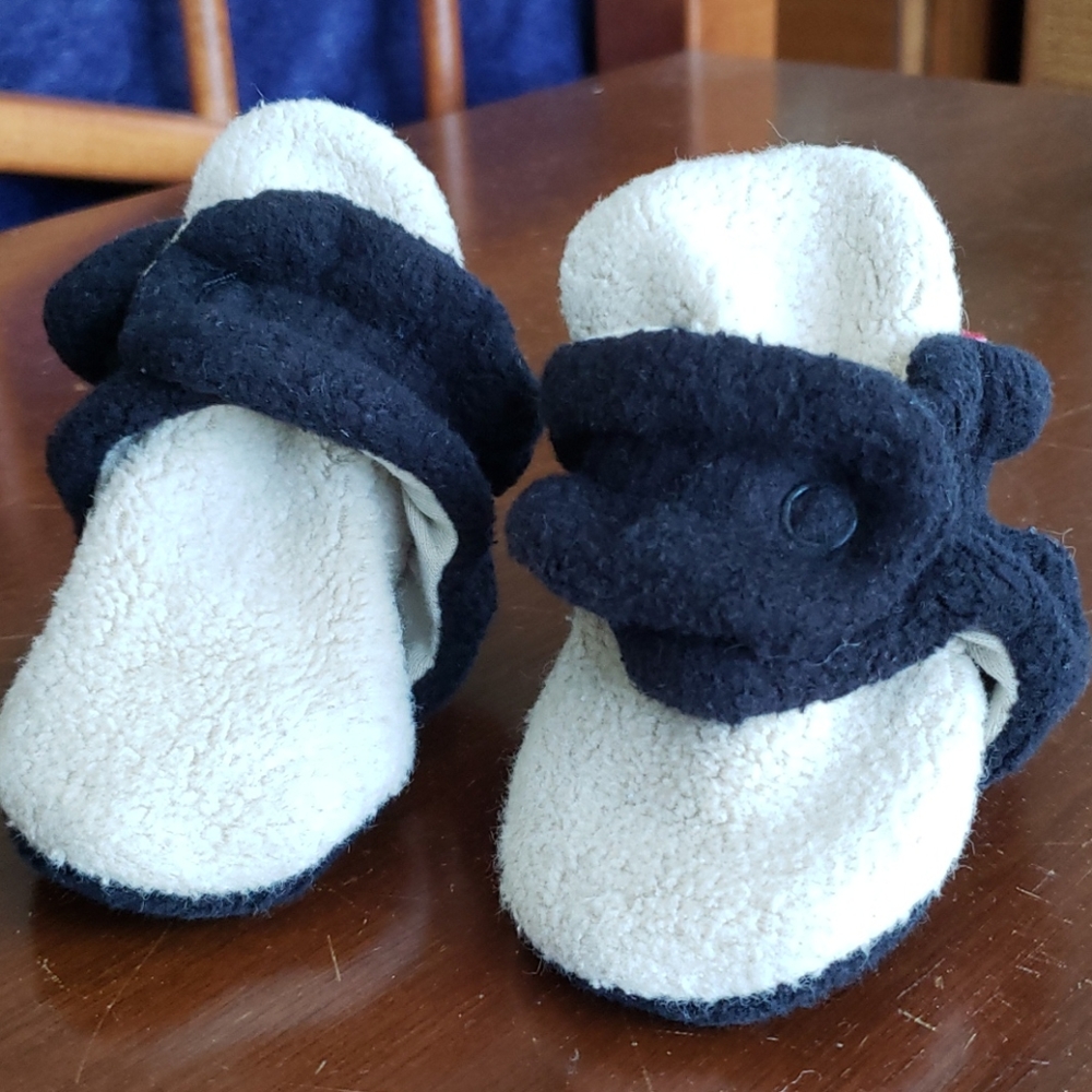 Zutano Fleece Color Block Booties